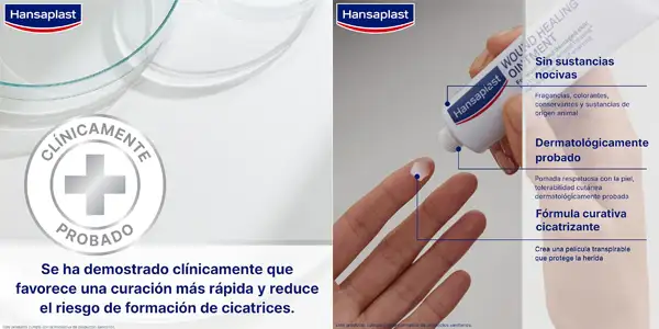 pomada para curar heridas Hansaplast oferrtta