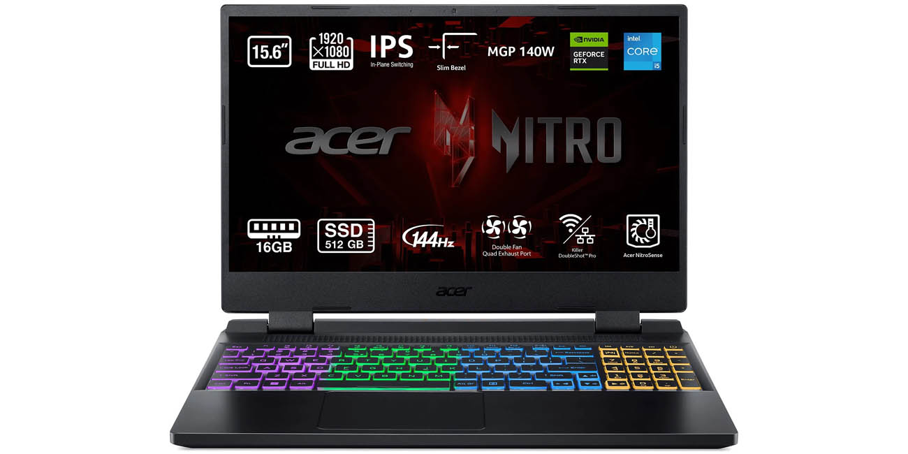 Portátil gaming Acer Nitro 5 AN515-58