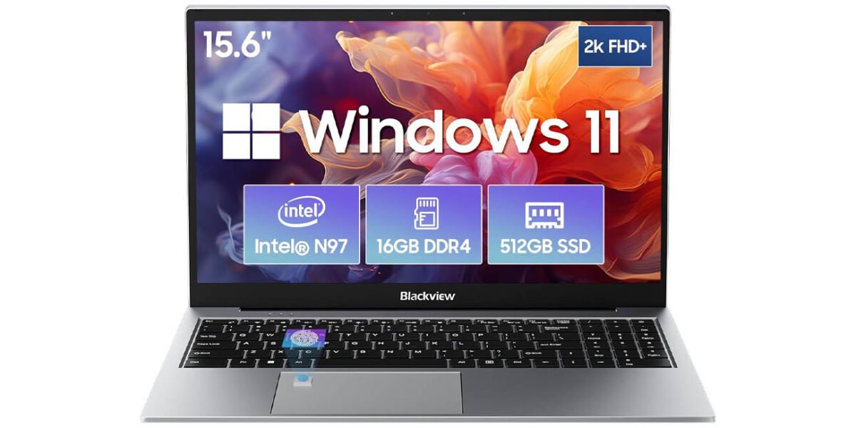 Portátil Blackview AceBook 8 de 15,6" (Intel N97, 16 GB, 512 GB SSD, W11)