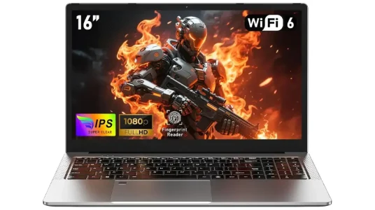 Portátil gaming NAIKLULU Full HD de 16"