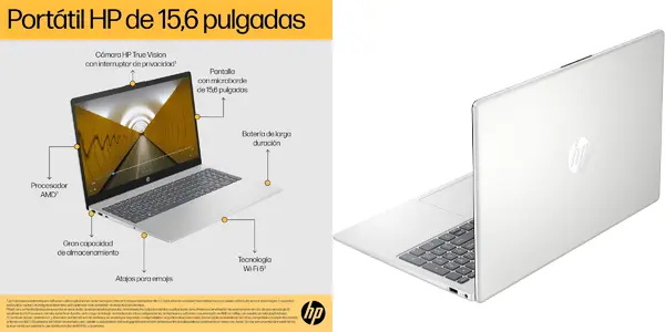 Portátil HP 15s-fc0242ns de 15" Full HD
