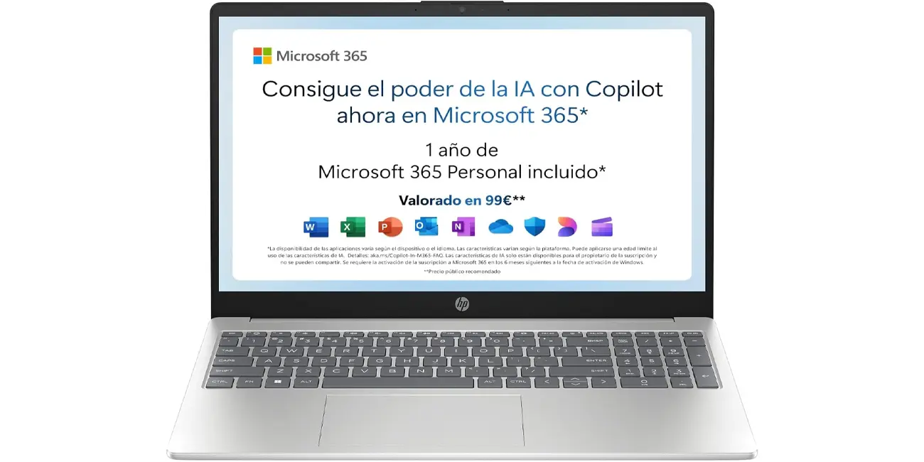 Portátil HP 15-fd0186ns FHD