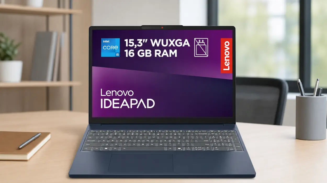 Lenovo IdeaPad Slim 3 Gen 10, portátil de 15,3" con Intel Core i5, 16 GB y 512 GB SSD
