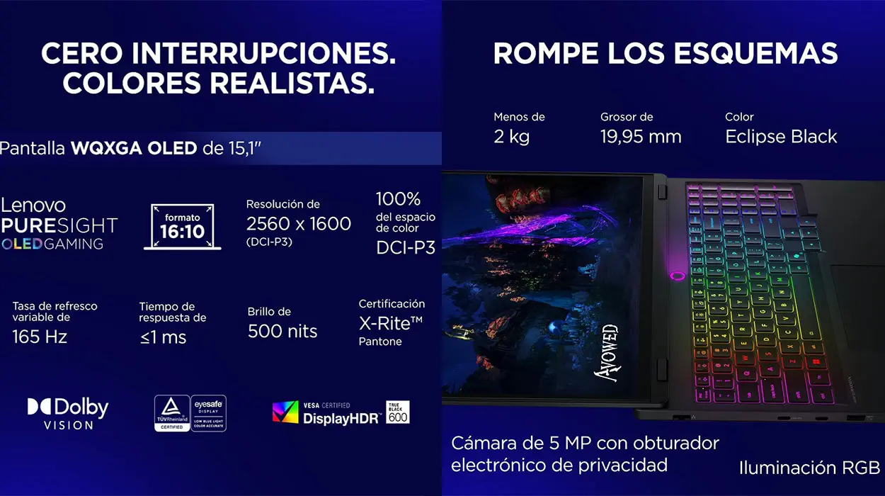 Portátil Lenovo Legion 5i barato