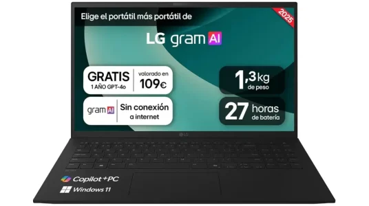 Portátil LG Gram 15Z80T-G.AS55B