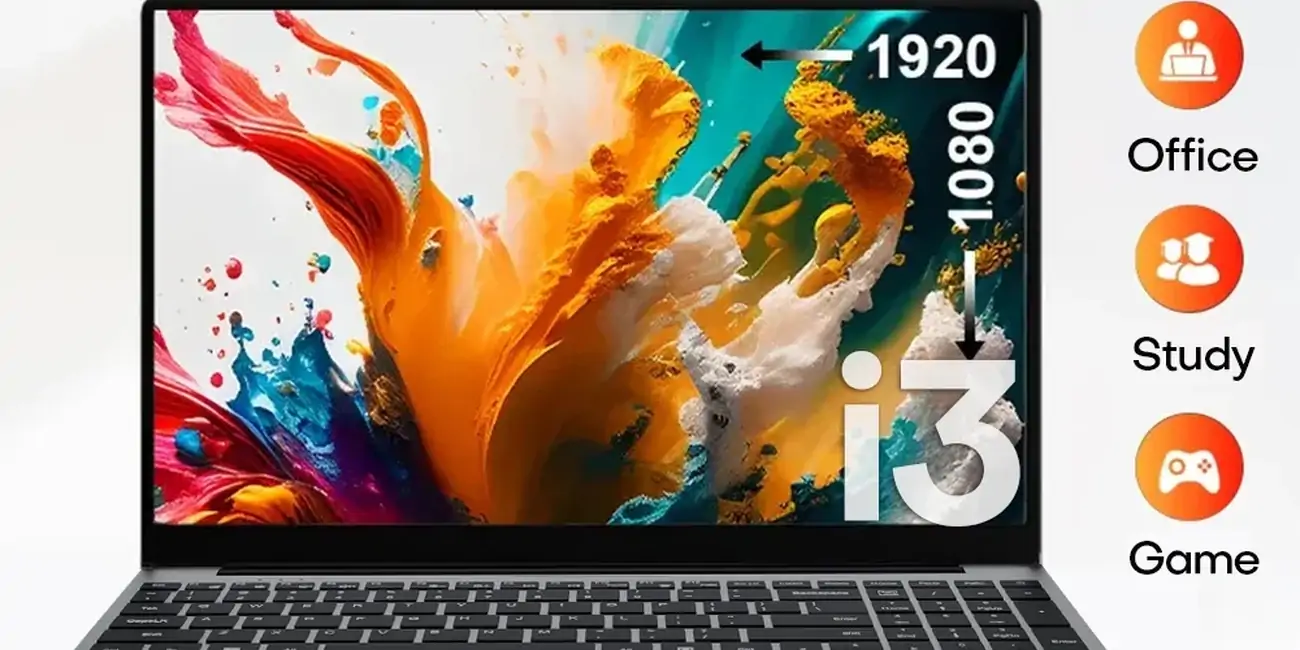 Portátil XIAORAN (Core i3 6100U, 16 GB, 512 GB SSD, Windows 11) Full HD