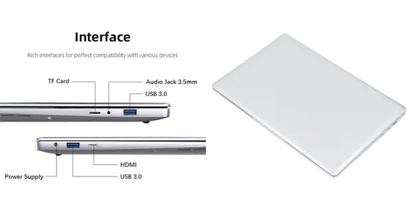 Portátil ultrafino XIAORAN FHD de 14.1"