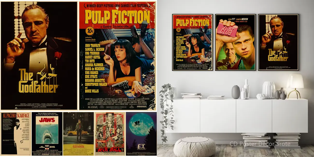 Póster de películas Vintage A4