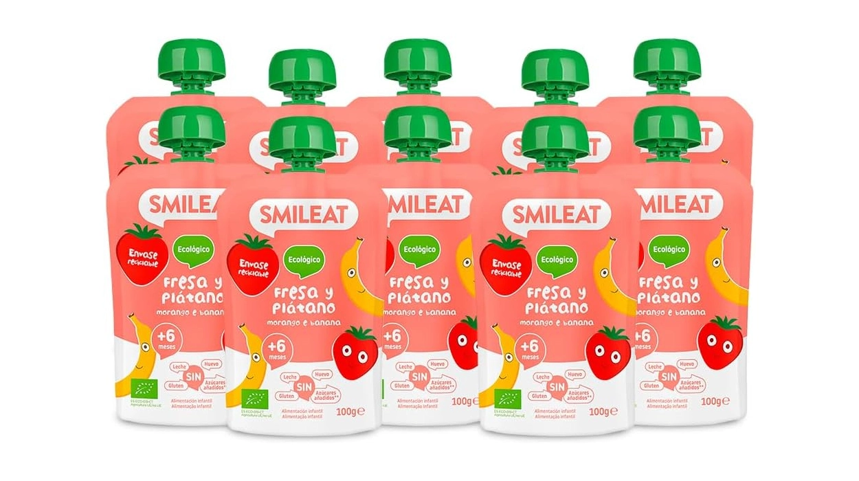 Pouches de frutas Smileat