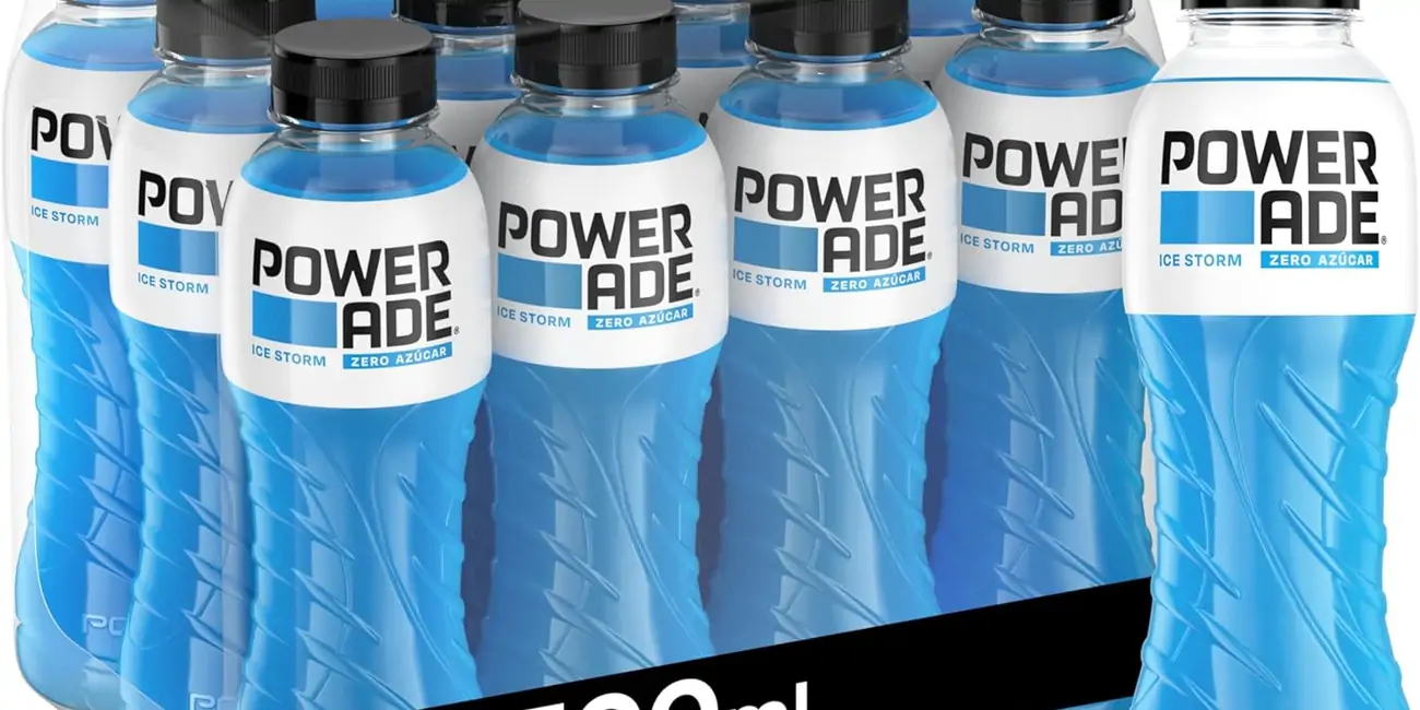 12 Powerade Ice Storm Zero Bebida Isotónica de 500 ml