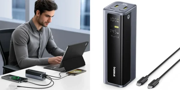 Powerbank Baseus EnerGeek de 145W y 20.800 mAh