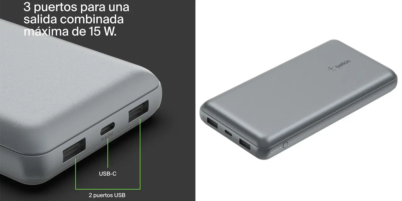 Powerbank Belkin PowerCharge de 20.000 mAh