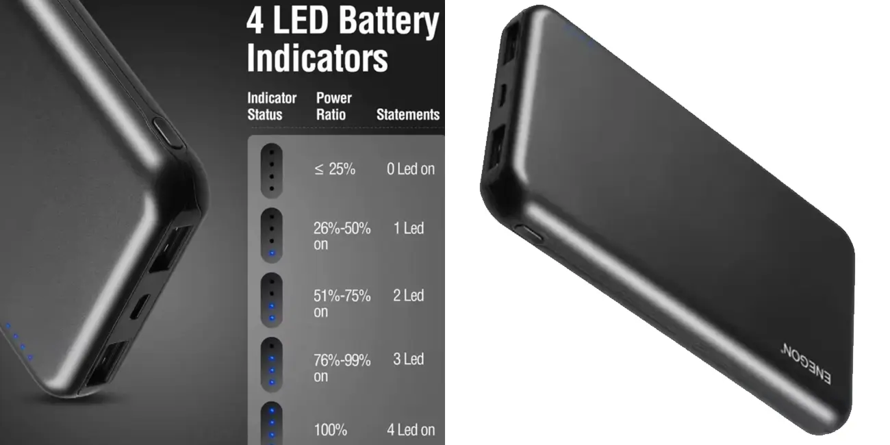 Powerbank ENEGO de 10.000 mAh