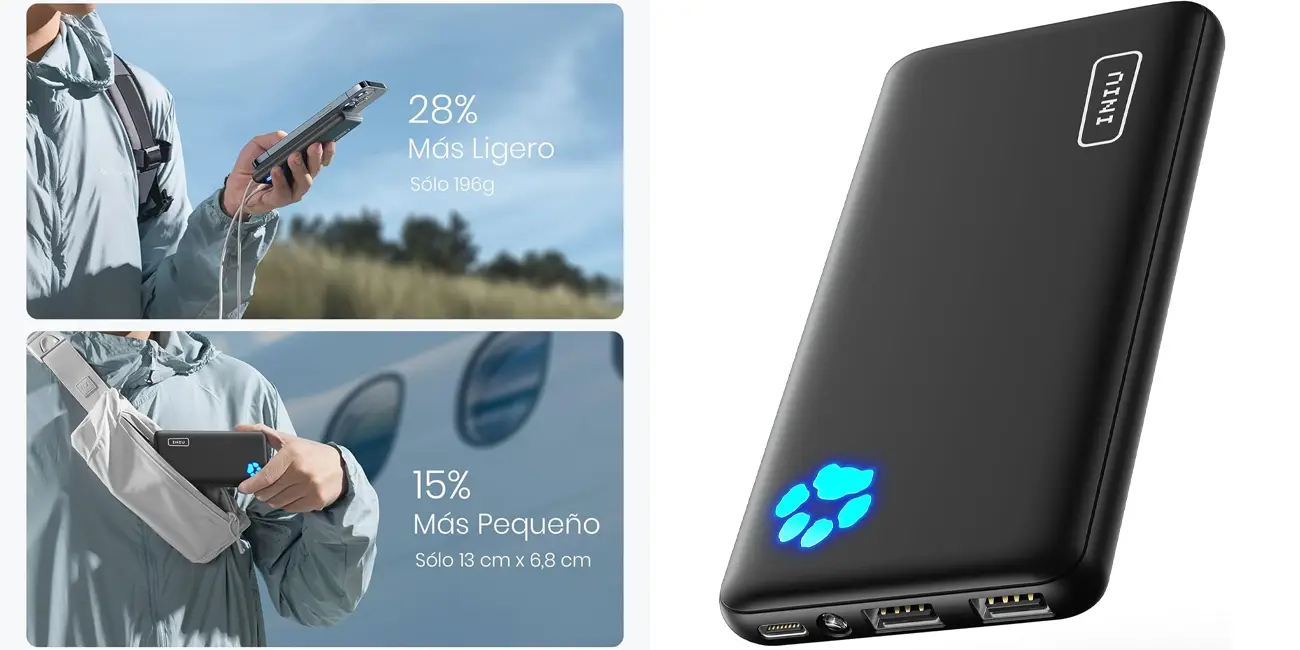 Powerbank INIU de 10.000 mAh