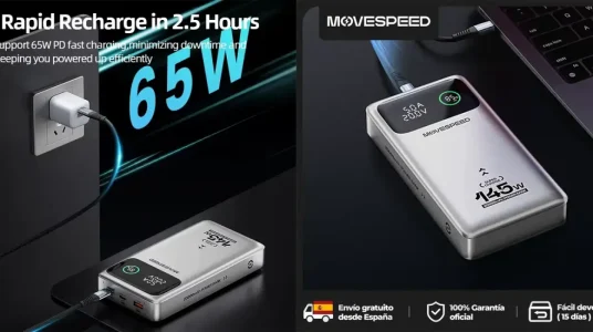 Powerbank MOVESPEED M25Pro de 25.000 mAh