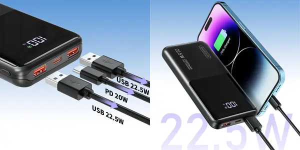 Batería portátil SAHESUN de 20.000 mAh