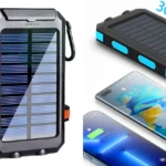 Batería portátil solar de 30.000 mAh