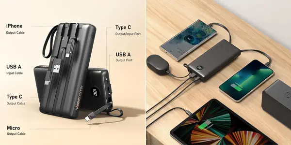 Powerbank VEEKTOMX de 20.000 mAh