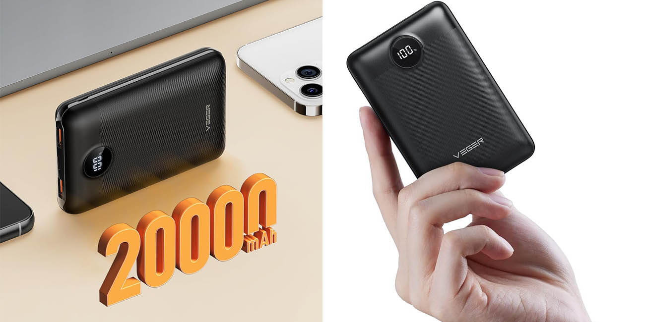 Batería portátil VEGER de 20.000 mAh