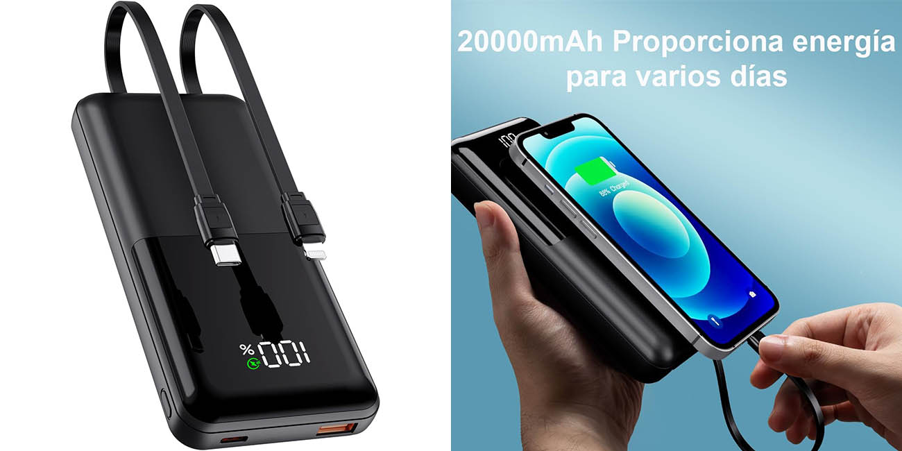 Batería externa VirtuDrill de 20.000 mAh