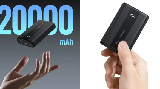 Powerbank de 20000mAh con 4x USB de salida
