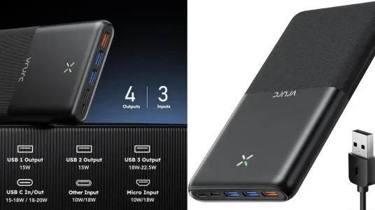 Powerbank VRURC de 30.000 mAh y 22.5W