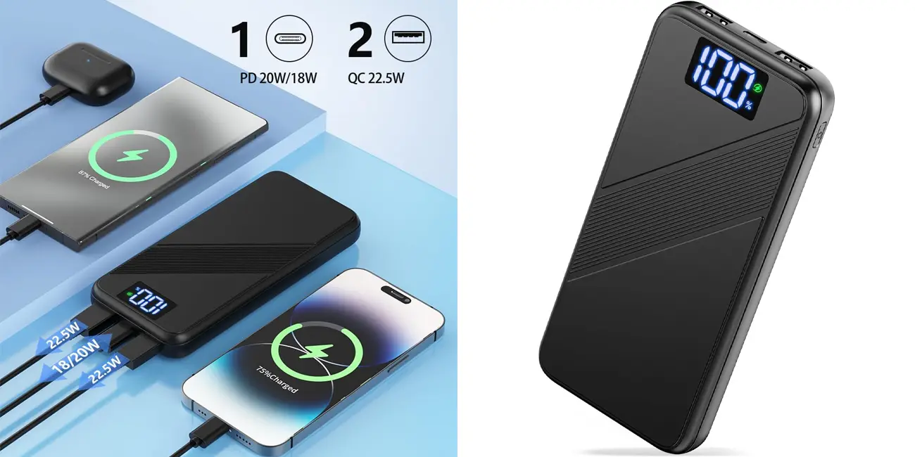 Batería portátil WKNENE de 10.000 mAh