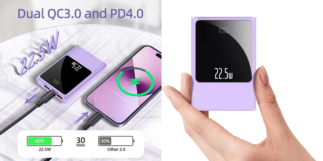 Powerbank YOOSANG de 10.000 mAh y 22,5W