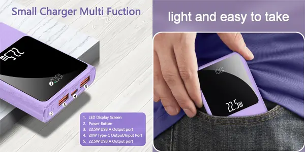 Powerbank YOOSANG de 10.000 mAh y 22,5W