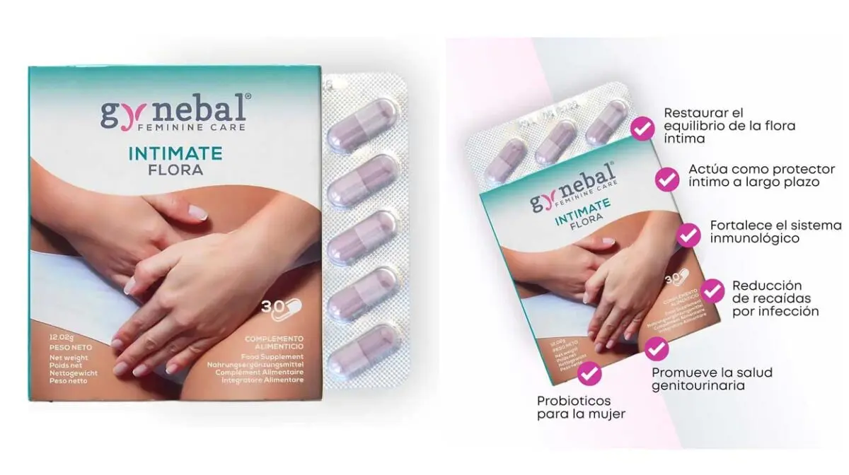 Probióticos Gynebal para la flora vaginal