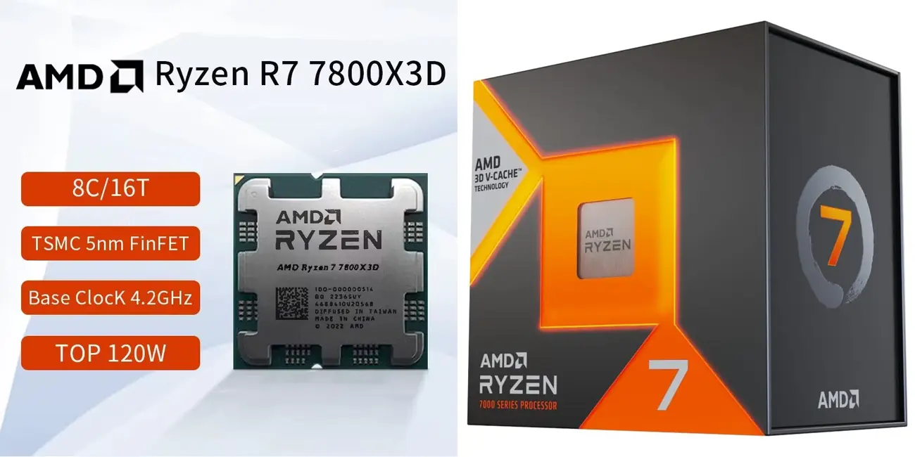 Procesador AMD Ryzen 7 7800X3D