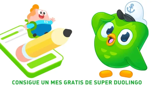 Mes gratis de Super Duolingo