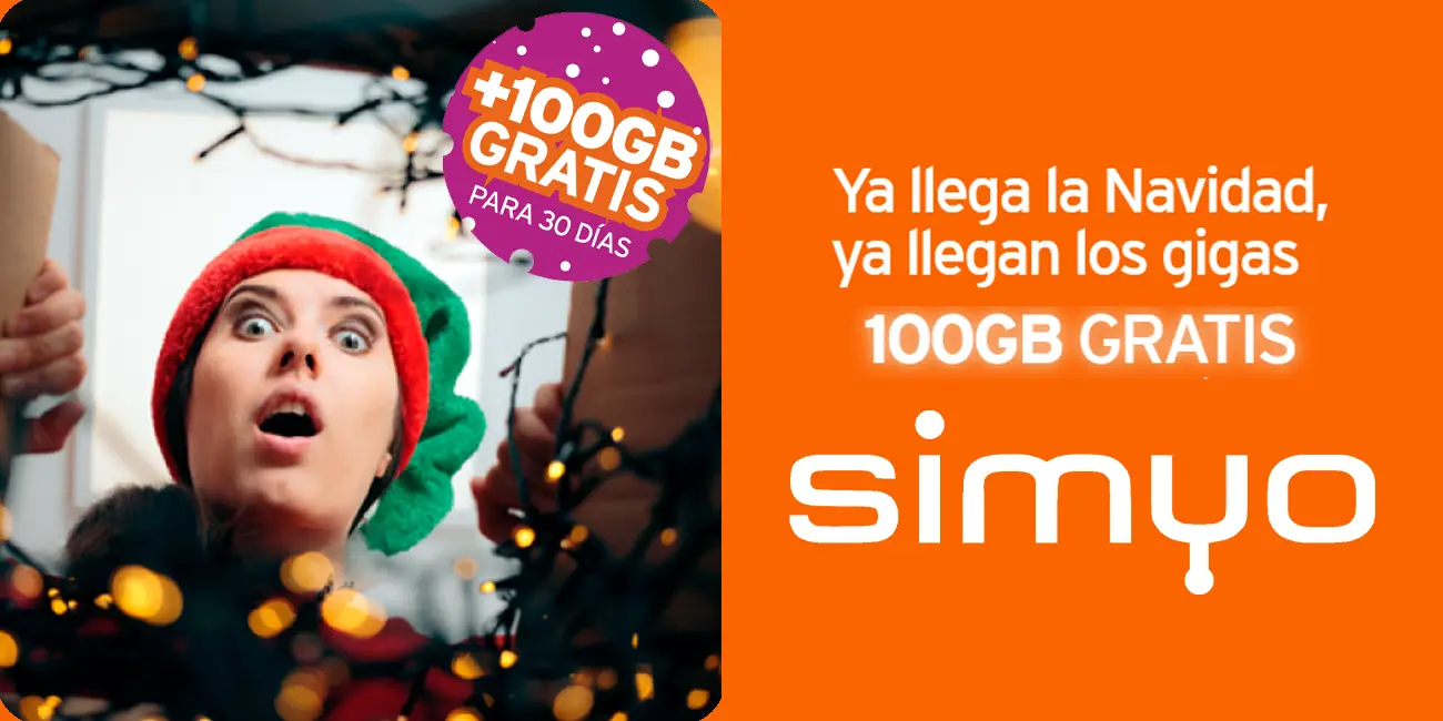 100 GB GRATIS Simyo