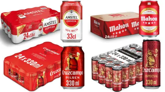 2ª unidad al 70% de descuento en un montón de cervezas