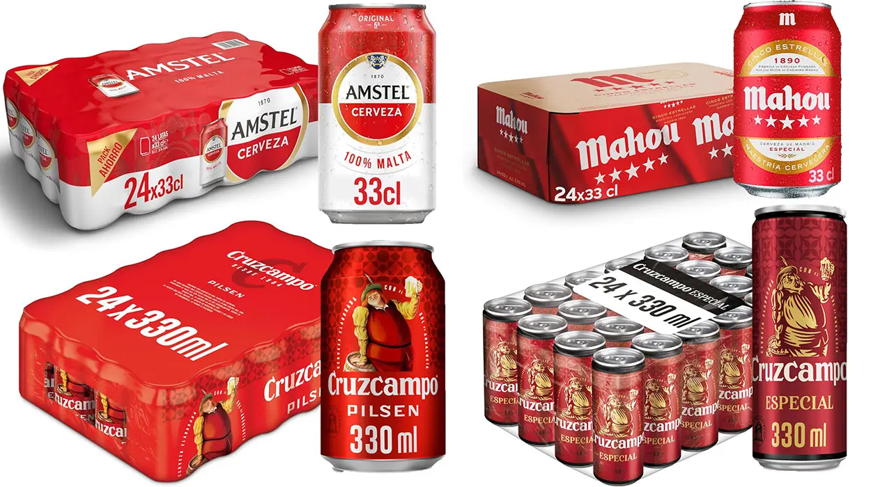 2ª unidad al 70% de descuento en un montón de cervezas