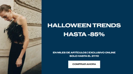 promoción de Halloween Trends de Mango Outlet
