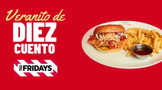 Promoción Veranito de Diezcuento Fridays
