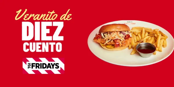 Promoción Veranito de Diezcuento Fridays