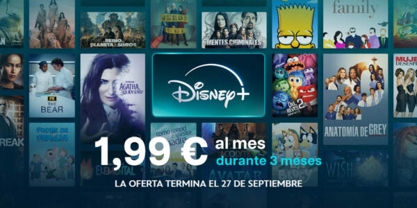 Disney Plus por 1,99€ al mes durante 3 meses