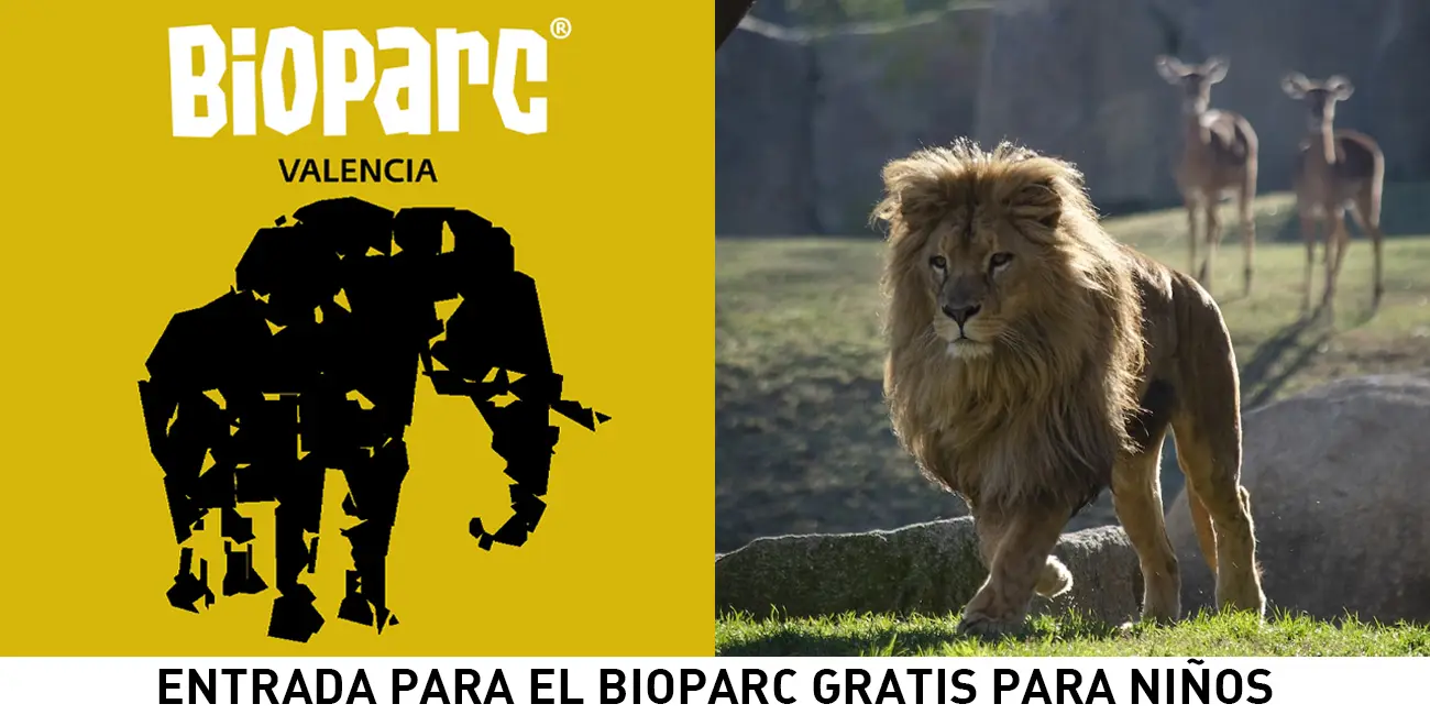Promoción Entrada para el Bioparc GRATIS para niños