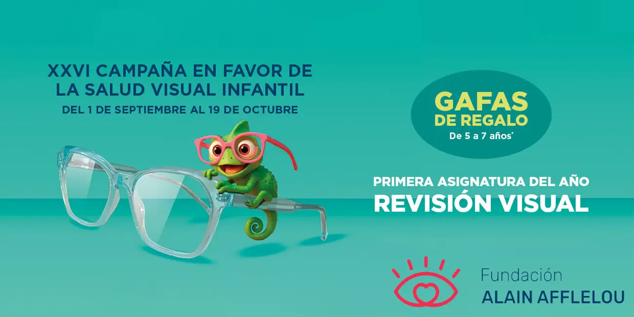 Gafas GRATIS para niños en Alain Afflelou