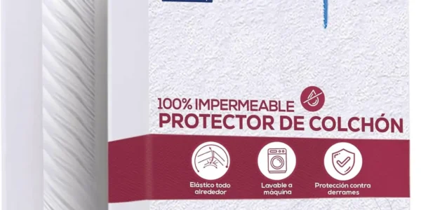 Chollo protector de colchón impermeable utopia bedding para cama de 135 x 200 cm