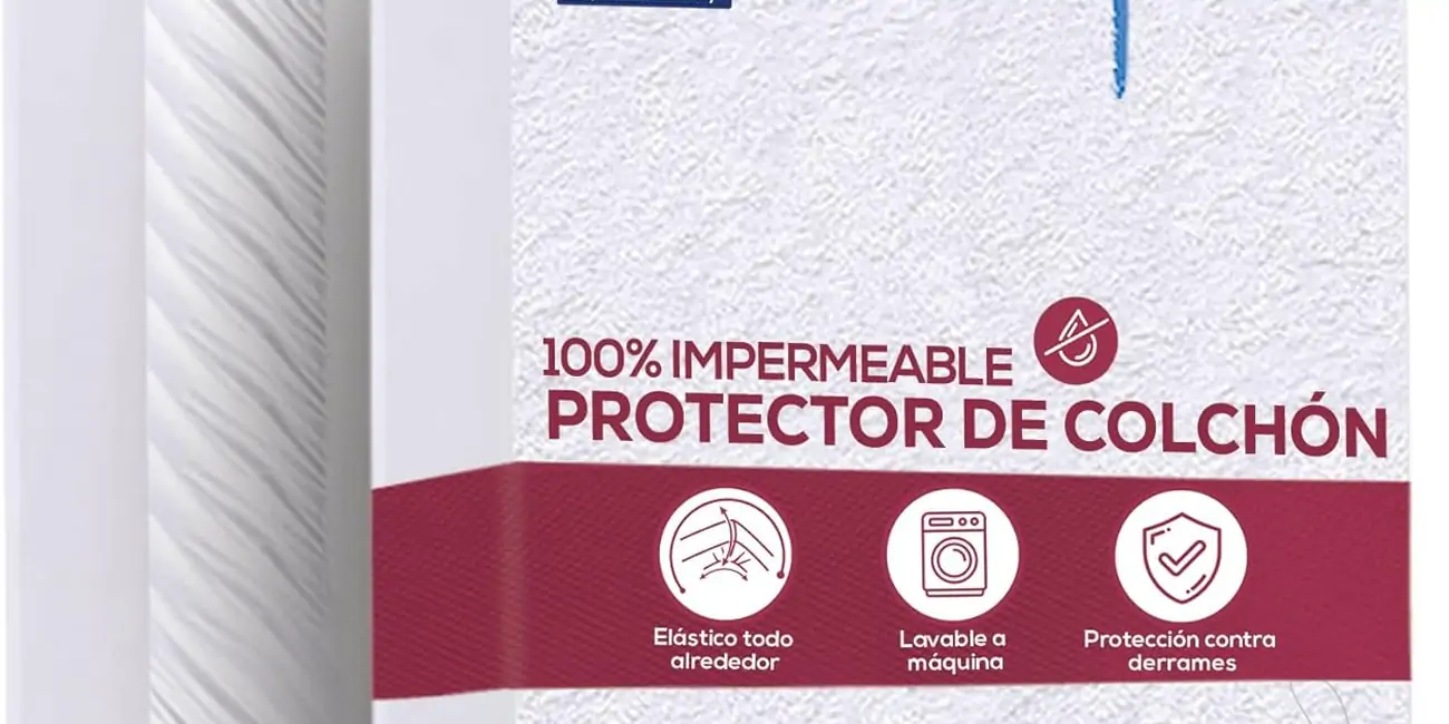 Protector de colchón impermeable Utopia Bedding para cama de 135 x 200 cm