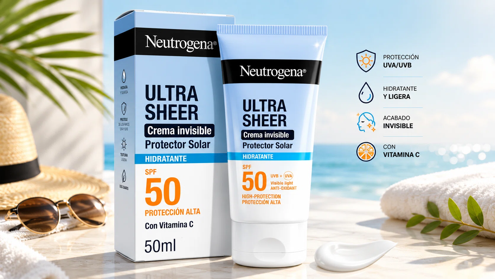 Neutrogena Ultra Sheer SPF50