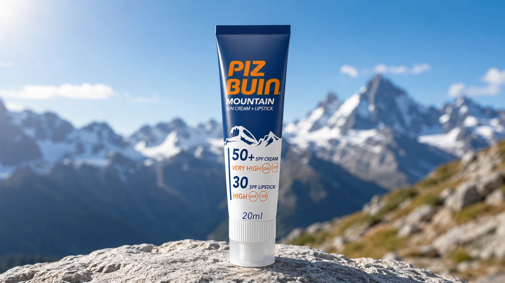Piz Buin 2 en 1: protector solar facial SPF 50 y labial SPF 30