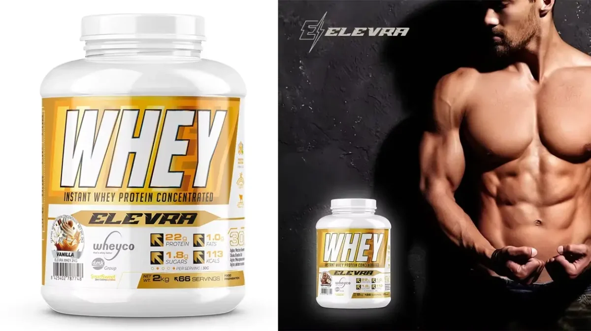 Proteína Whey Protein 100% Pro Elevra de 2 kg sabor vainilla