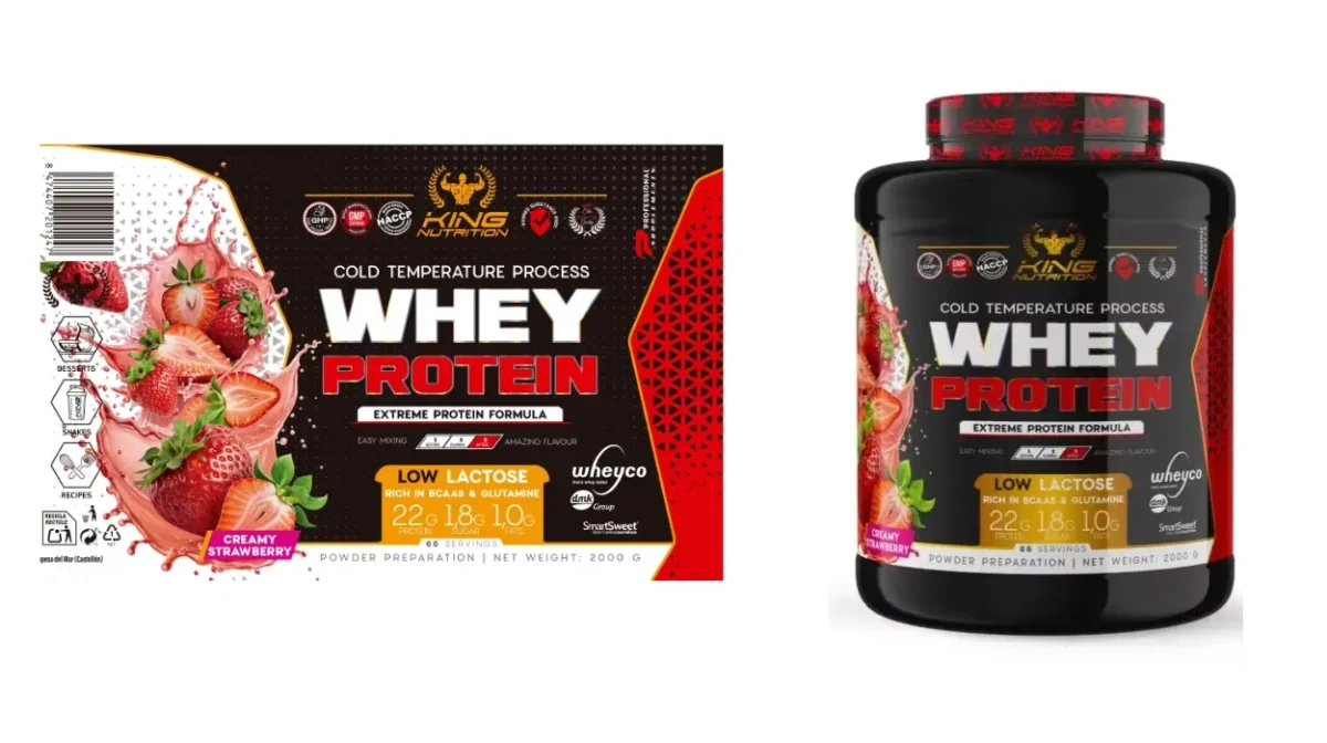 Proteína King Nutrition 100% Whey Protein de 2 kg