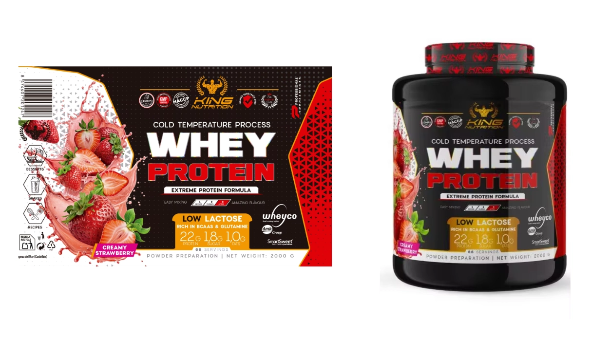 proteína King Nutrition 100% Whey Protein de 2 kg