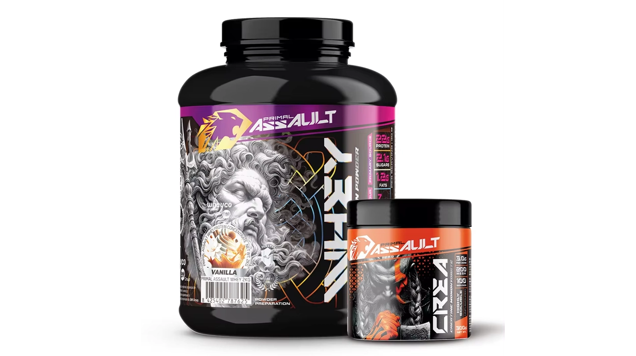proteína Whey Primal Assault de 2 kg + Creatina en Polvo