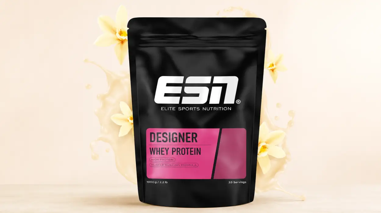 Proteína ESN Designer Whey sabor vainilla en formato de 1 kg